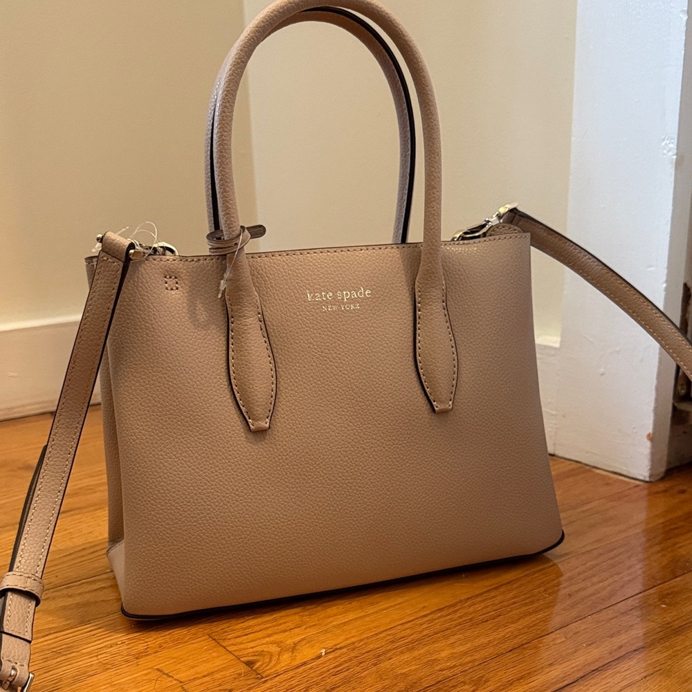 Kate Spade Beige Satchel Bag